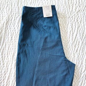Time and Tru Teal Blue/Green High Rise Stretch Millennium Skinny Pant